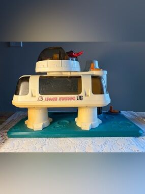 🛸 RARE Vintage 1984 Playmates Space Station 06 - 80s Lunar Base🌙